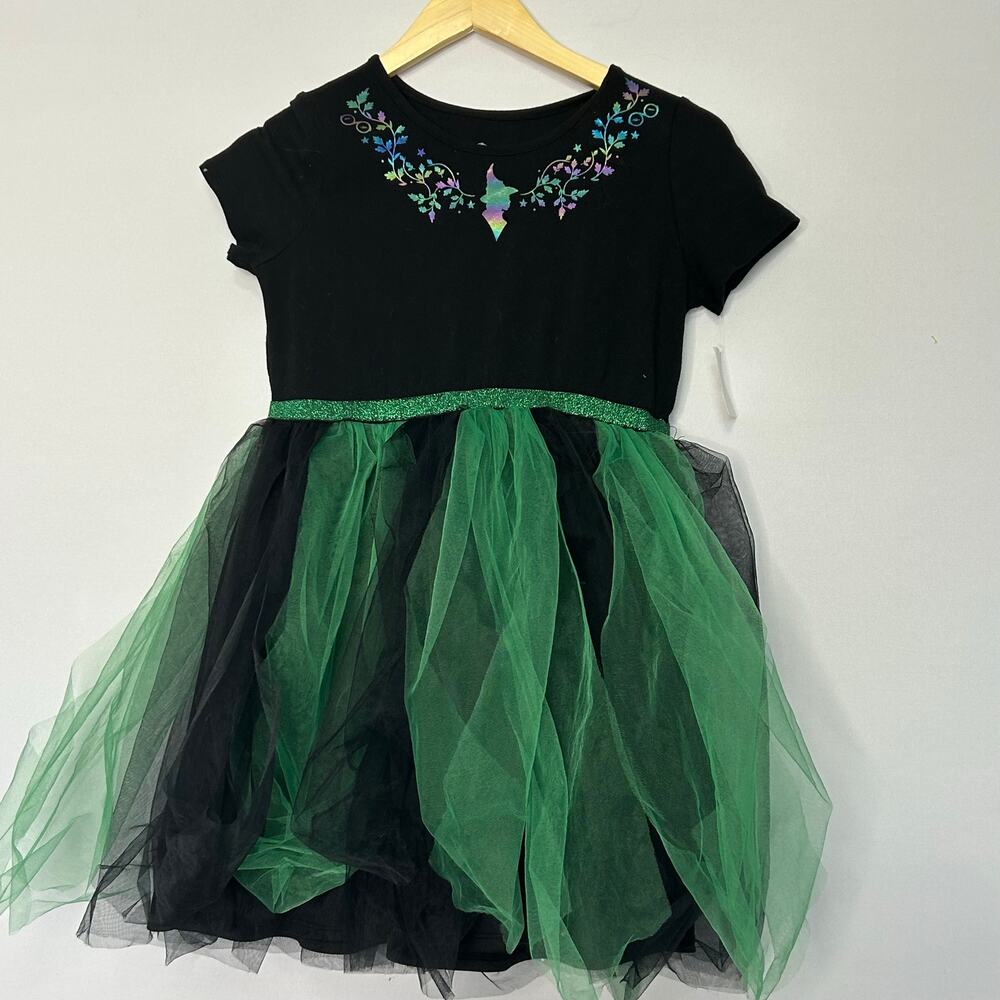 Wicked Girls Witch Dress XL 14 Black Green Halloween Costume Dress  NWT